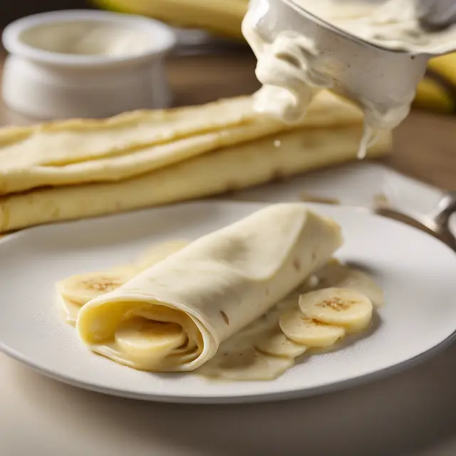 Foto de Banana and Cheese Crepe