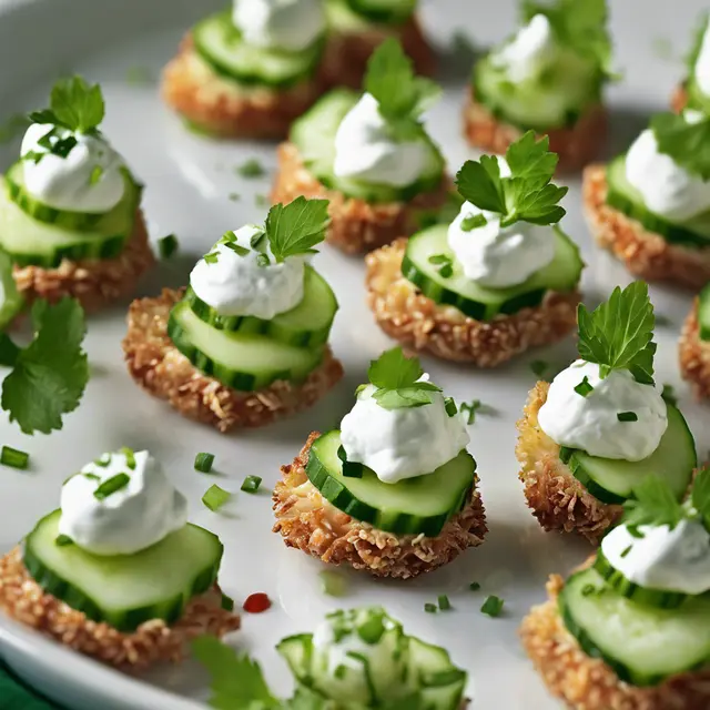 Foto de Sour Cream Cucumber Bites