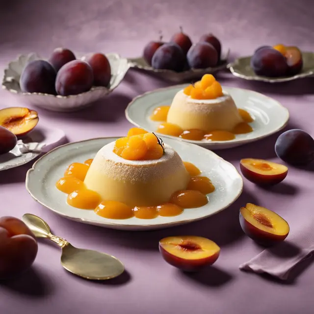 Foto de Damasco Pudding with Plums