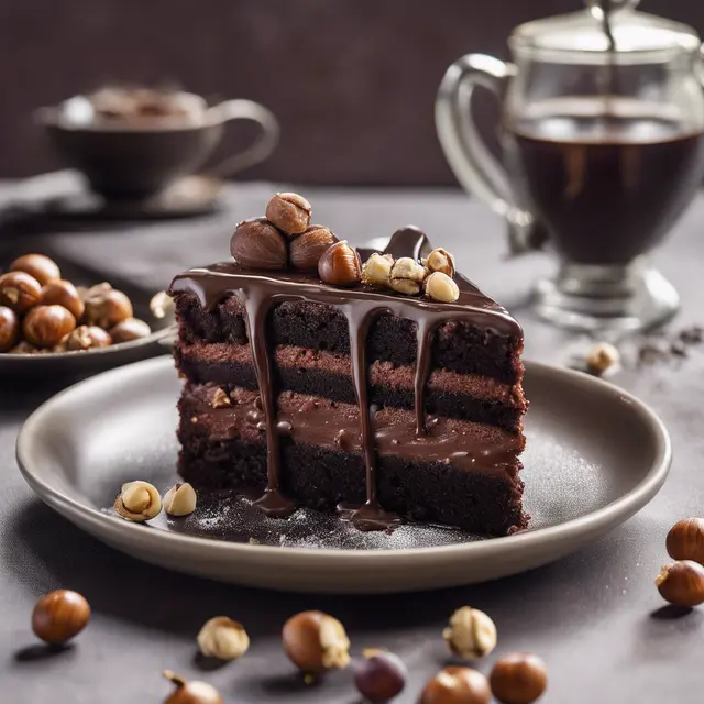 Foto de Chocolate Cake with Hazelnuts