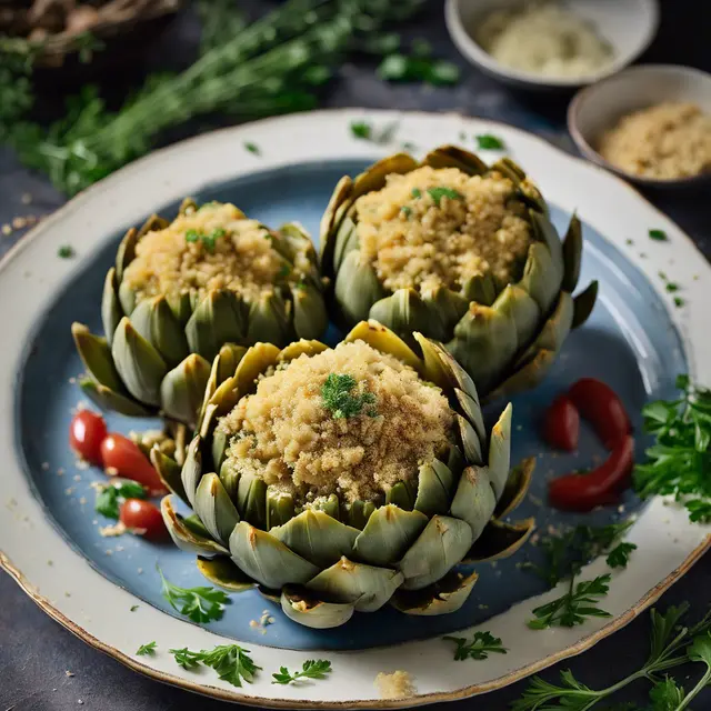 Foto de Stuffed Artichoke Bottoms