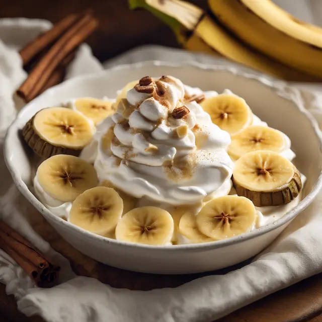 Foto de Banana with Whipped Cream