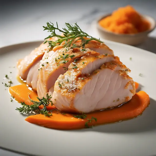 Foto de Chicken Breast with Carrot and Salt