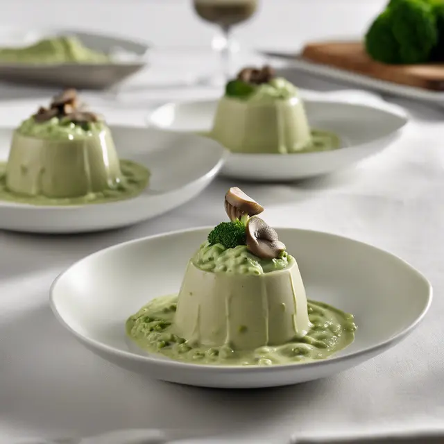 Foto de Broccoli Mousse with Mushroom Sauce