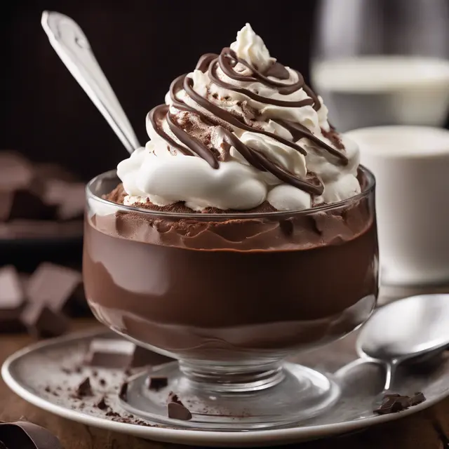 Foto de Chocolate Cream with Whipped Cream