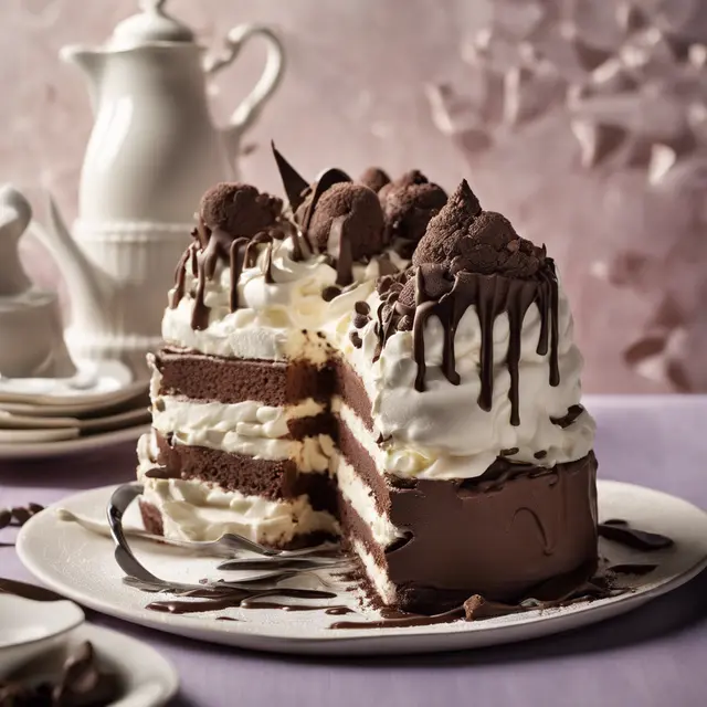 Foto de Whipped Cream Cake with Ice Cream