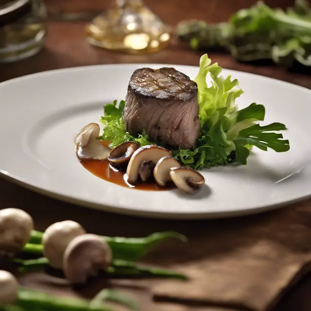 Foto de Mignon Filet with Palm Heart and Mushroom