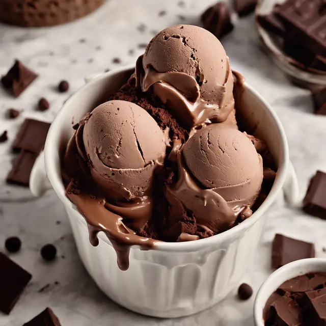 Foto de Creamy Chocolate Ice Cream