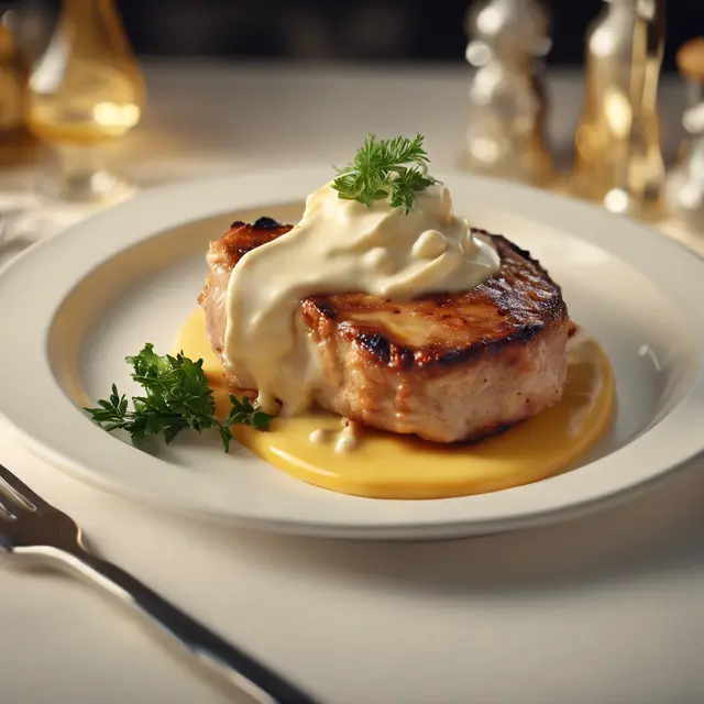 Foto de Pork Chop with Cheese Cream