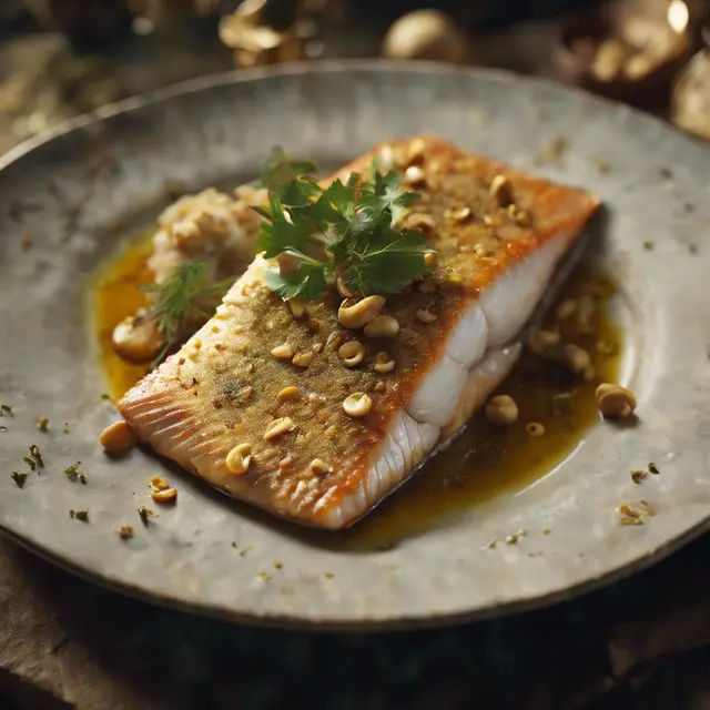 Foto de Fish with cashew in oven