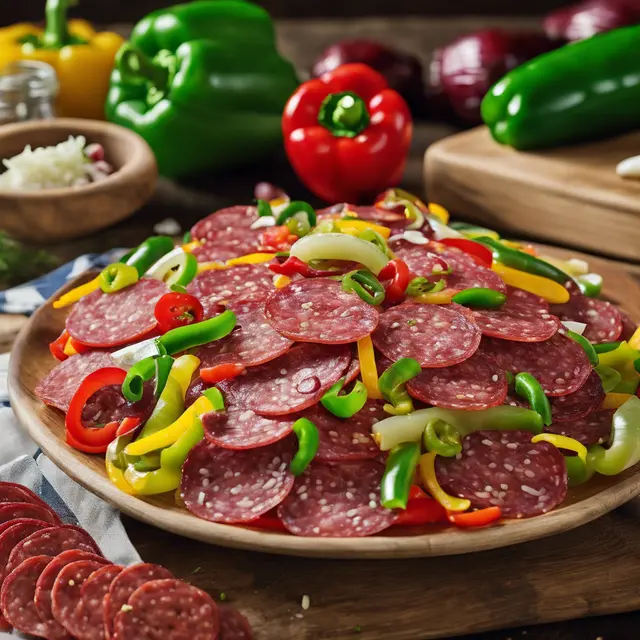 Foto de Salami and Pepper Salad