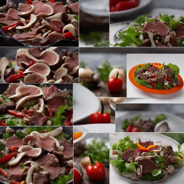 Foto de Beef and Mushroom Salad