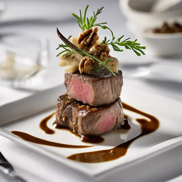 Foto de Mignon Filet with Walnut and Anchovy Sauce