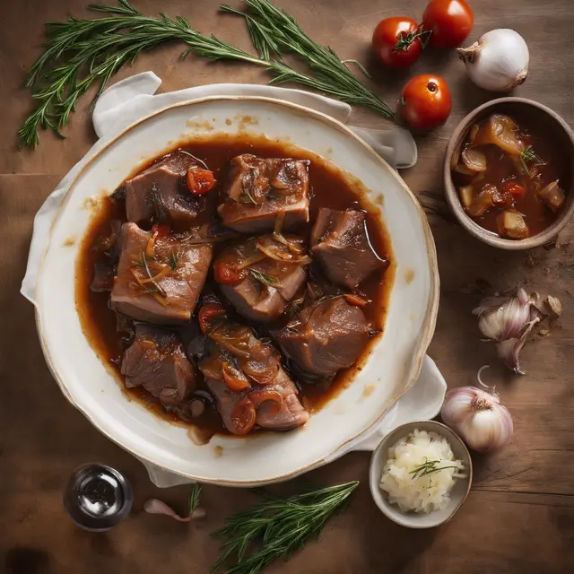 Foto de Braised Pork with Onion