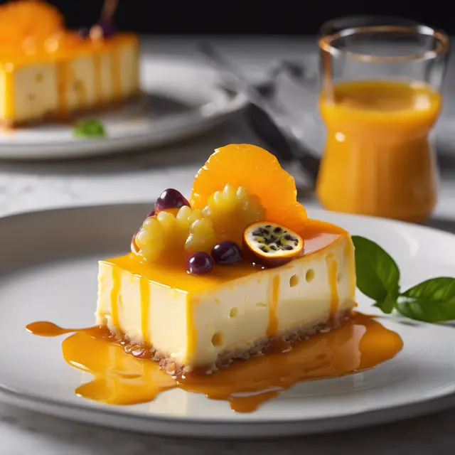 Foto de Cheese Cake with Passion Fruit Glaze