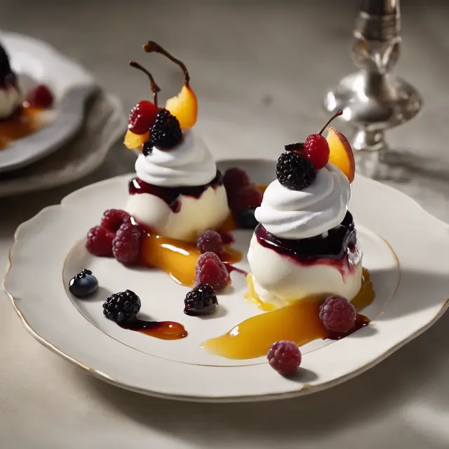 Foto de Custard with Crystallized Fruits