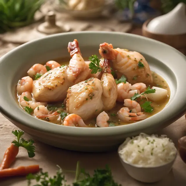 Foto de Chicken with Shrimp