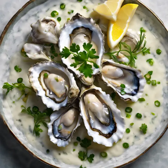 Foto de Oyster with Yogurt Sauce