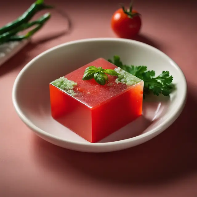 Foto de Tomato Gelatin Cube