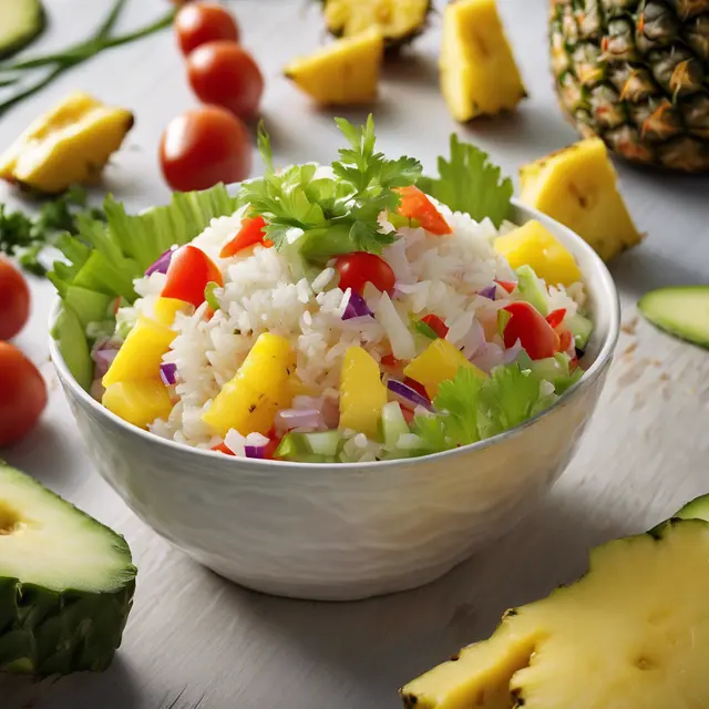 Foto de Rice Salad with Pineapple and Vegetables