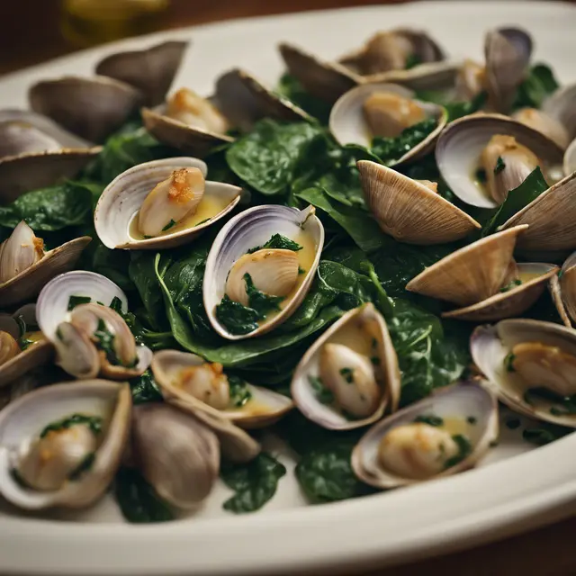 Foto de Clams with Spinach in the Oven