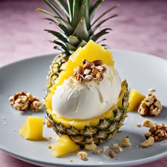 Foto de Pineapple and Whipped Cream Mousse