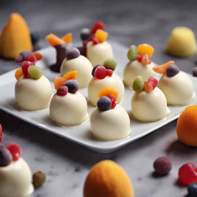 Foto de Fondant Fruit Bombs with Fruits