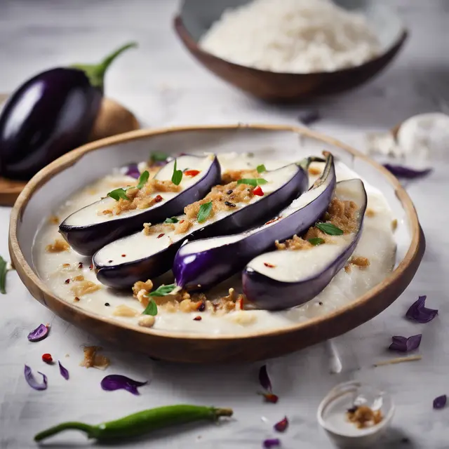 Foto de Eggplant with Coconut Milk