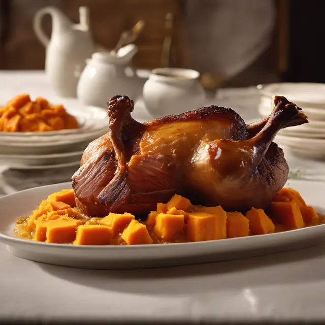 Foto de Roast Duck with Honey and Mashed Sweet Potatoes