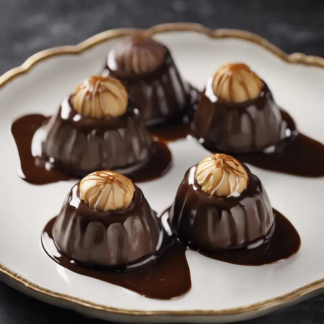 Foto de Cream-Filled Chocolates with Coffee Glaze