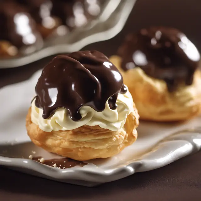 Foto de Chocolate-Dipped Cream Puffs