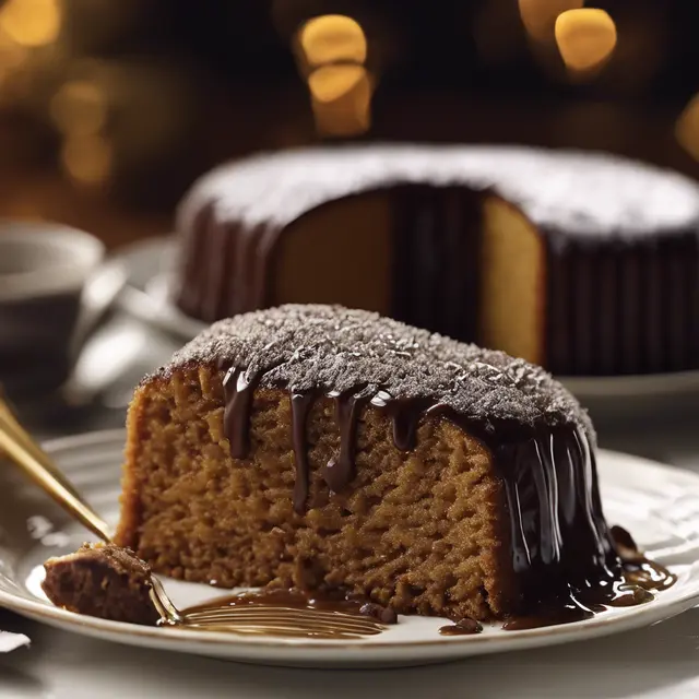 Foto de Ginger Cake with Chocolate Glaze