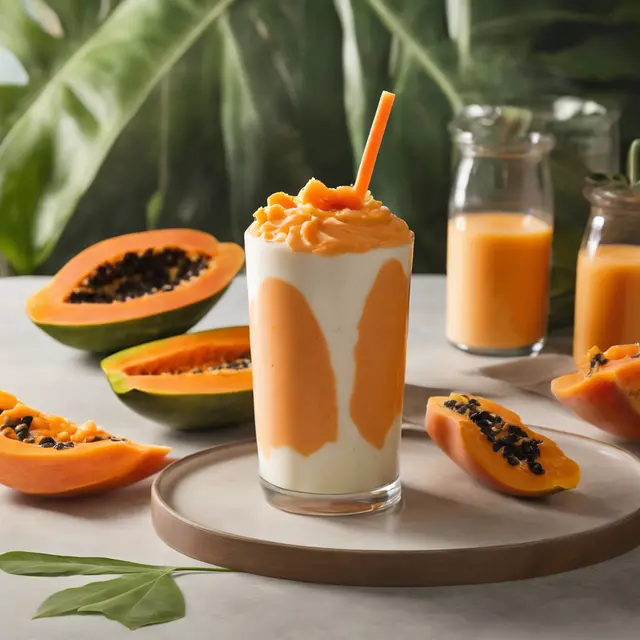 Foto de Papaya Smoothie with Yogurt