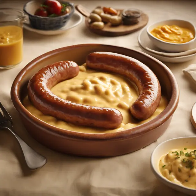 Foto de Sausage with Cheese Sauce