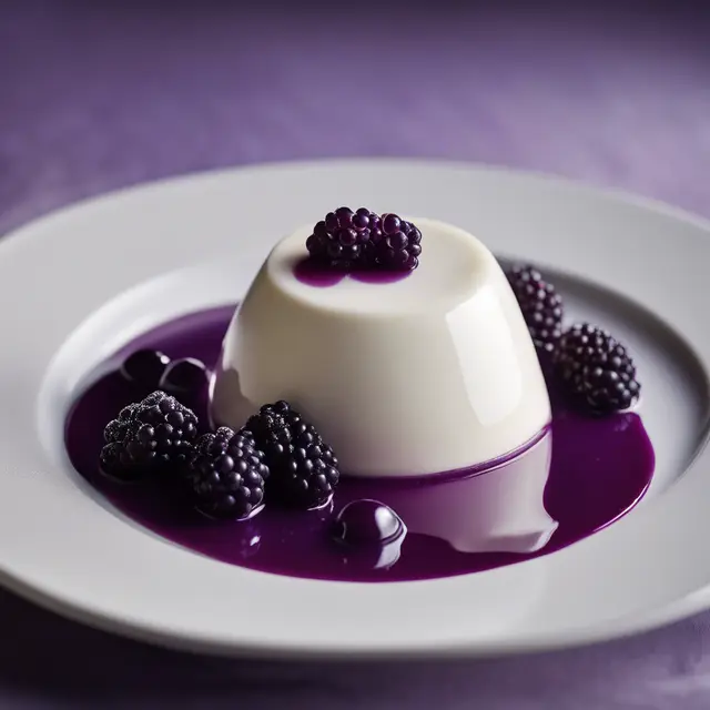 Foto de Concord Grape Panna Cotta