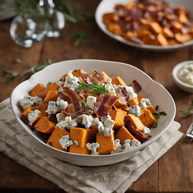 Foto de Sweet Potato Salad with Bacon and Gorgonzola