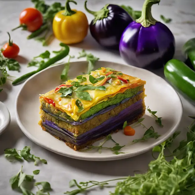 Foto de Eggplant and Vegetable Cake