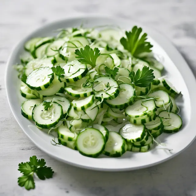 Foto de Cucumber Salad with Parsley