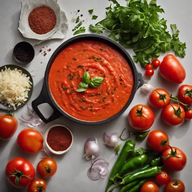 Foto de Tomato and Peppercorn Sauce