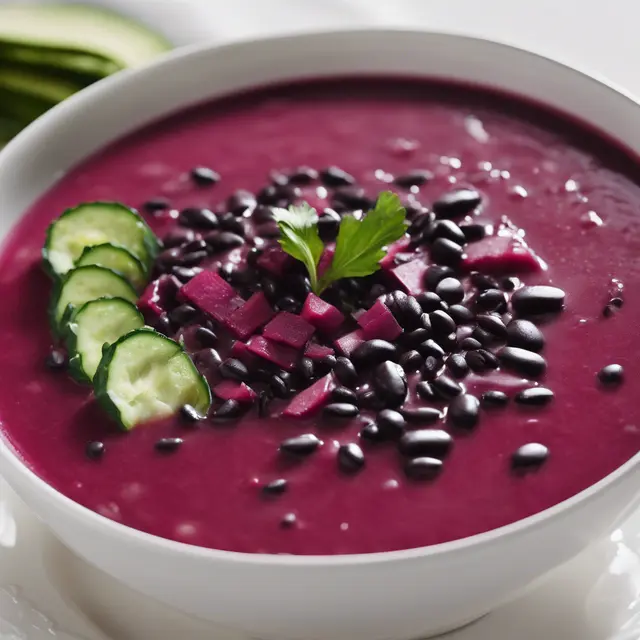 Foto de Beet and Black Bean Soup