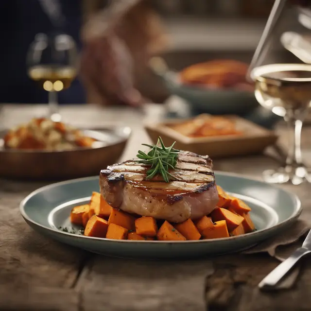 Foto de Pork Chop with Sweet Potato