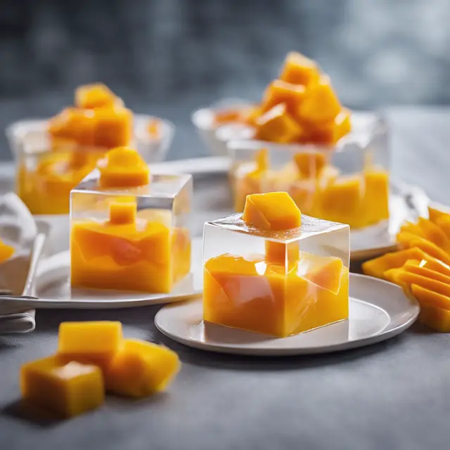 Foto de Mango and Orange Gelatin