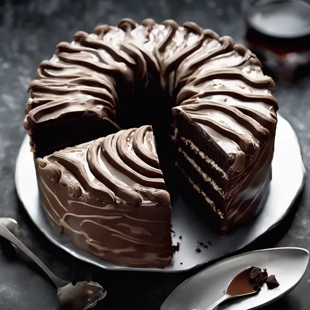 Foto de Chocolate Cake with Creamy Glaze