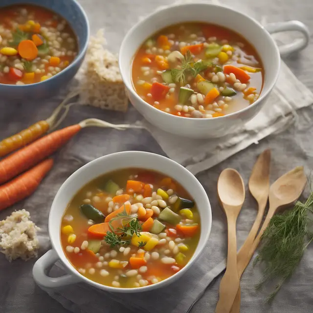 Foto de Vegetable Barley Soup