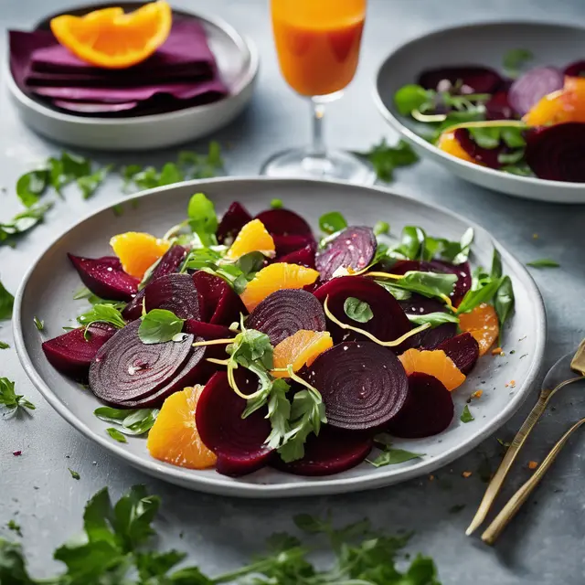 Foto de Beet, Sweet Herb, and Tangerine Salad