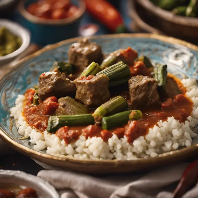 Foto de Lamb and Okra Stew