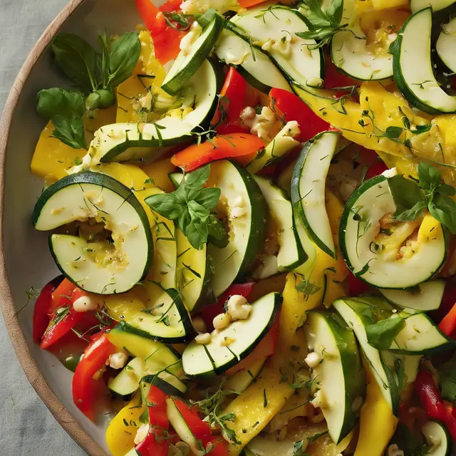 Foto de Summer Squash, Sweet Herb, and Zucchini Salad