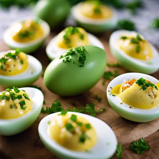 Foto de Stuffed Eggs - Green Eggs