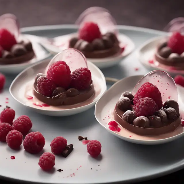 Foto de Raspberry with Chocolate Cream and Rum