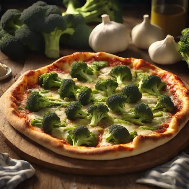 Foto de Stuffed Pizza with Broccoli